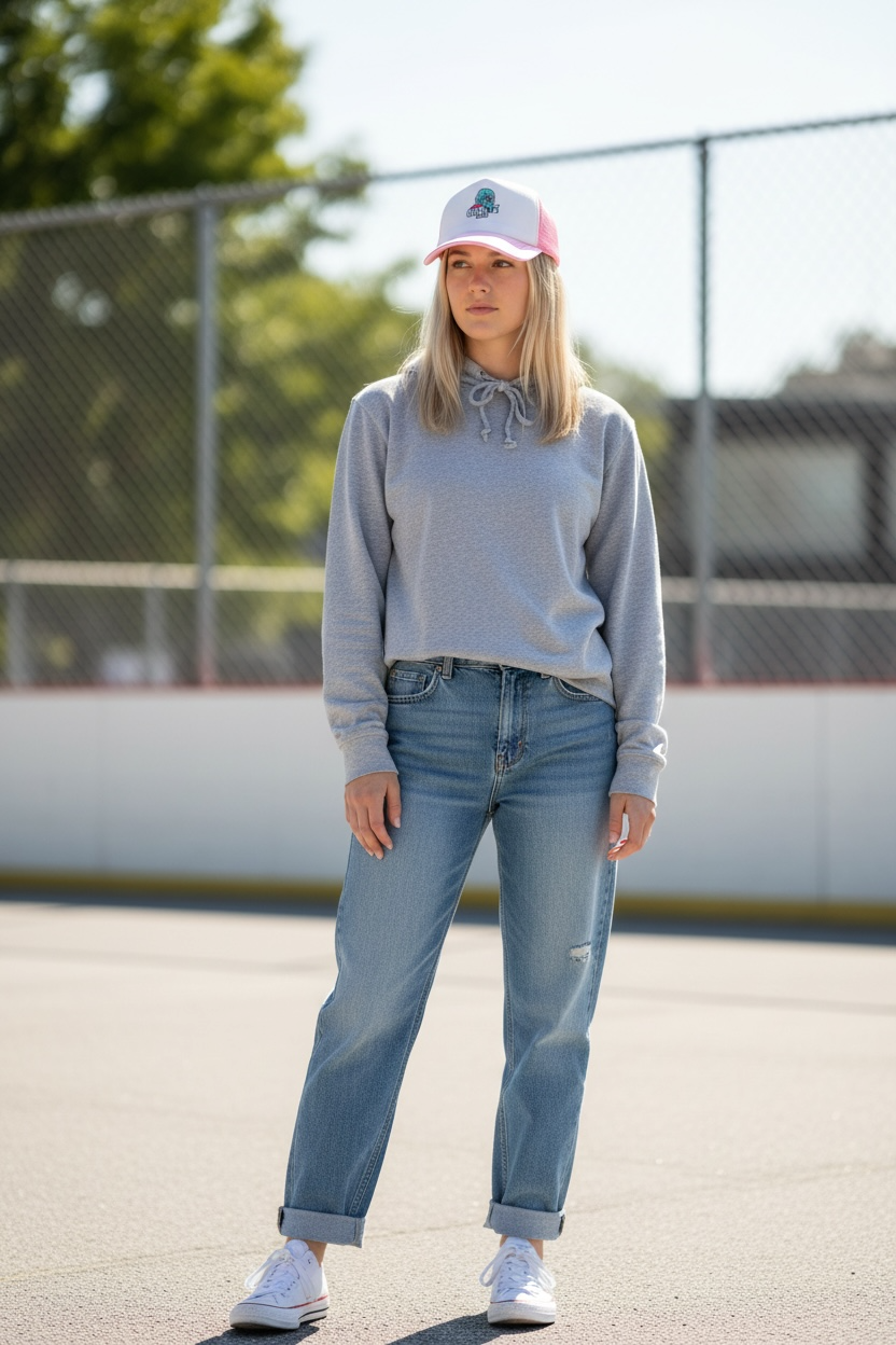 Goalie Girl trucker hat