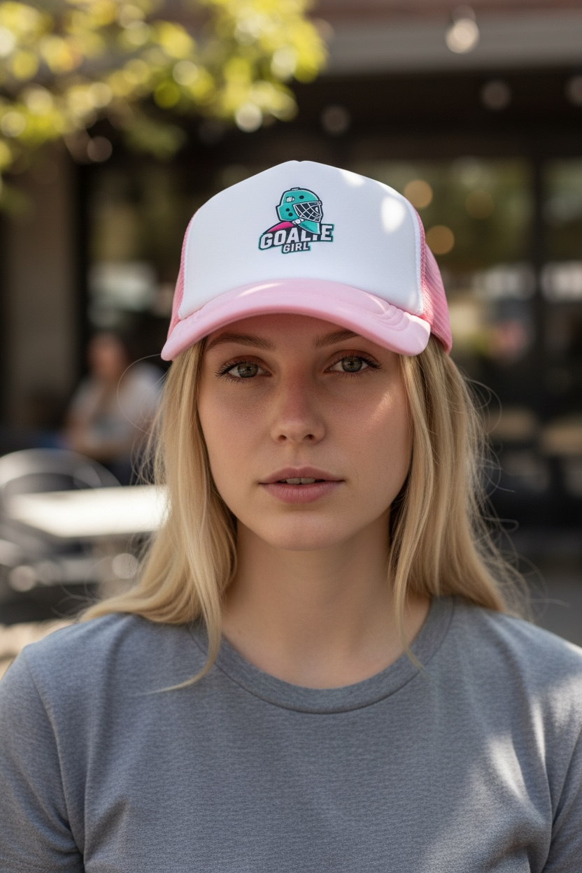 Goalie Girl trucker hat